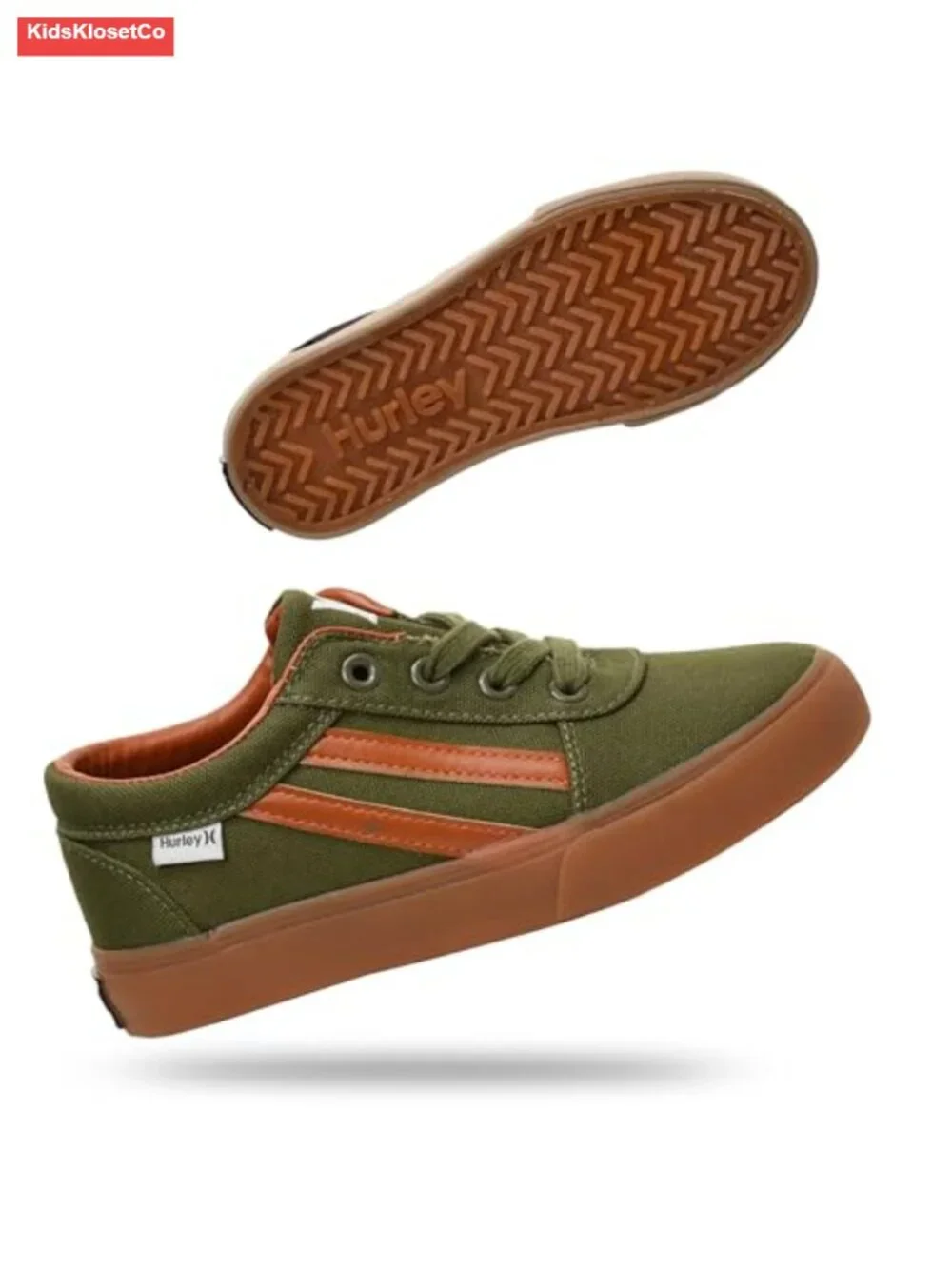 Kids Lace Up Canvas Sneakers Low Cut Skate Shoes for Boys Girls